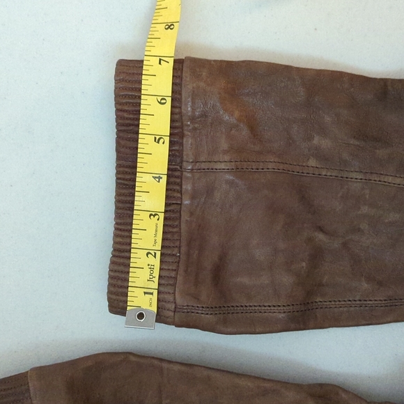 Frye Mimi Scrunch Leather Platform Heel Boot Taupe - Size 9.5 - LIKE NEW! - Picture 11 of 14